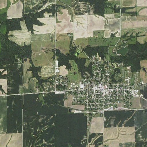 Aerial imagery of Mayor Memorial Park, IL