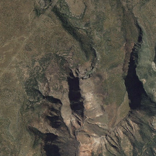Aerial imagery of Natural Spring, AZ