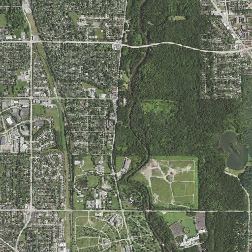 Aerial imagery of McDonald Creek, IL