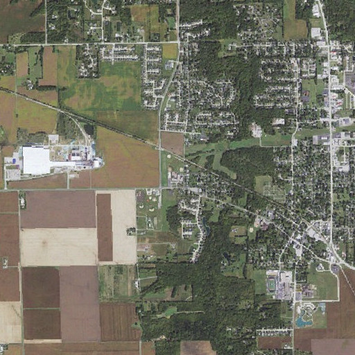 Aerial imagery of McGaughty Elementary School, IL