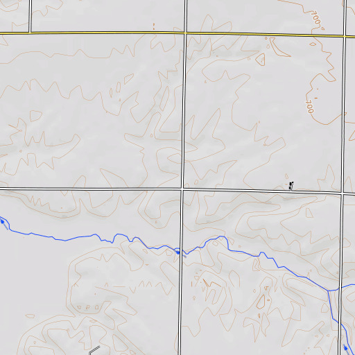 OpenTopoMap map of McGaw School (historical), IL