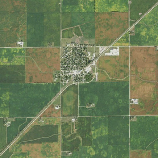 Aerial imagery of Melvin, IL