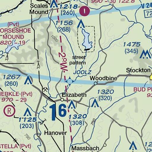 FAA VFR chart of Mill Creek, IL