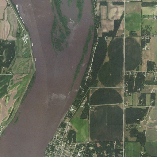 Aerial imagery of Mill Slough, IL