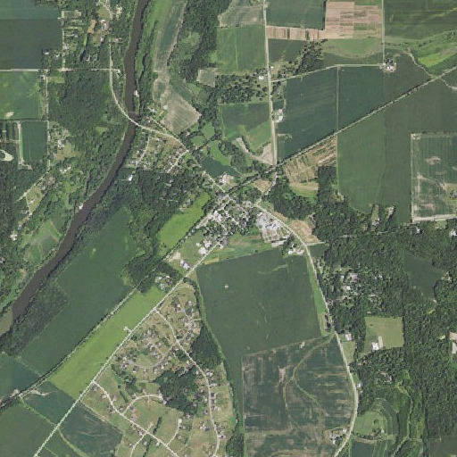 Aerial imagery of Millbrook, IL