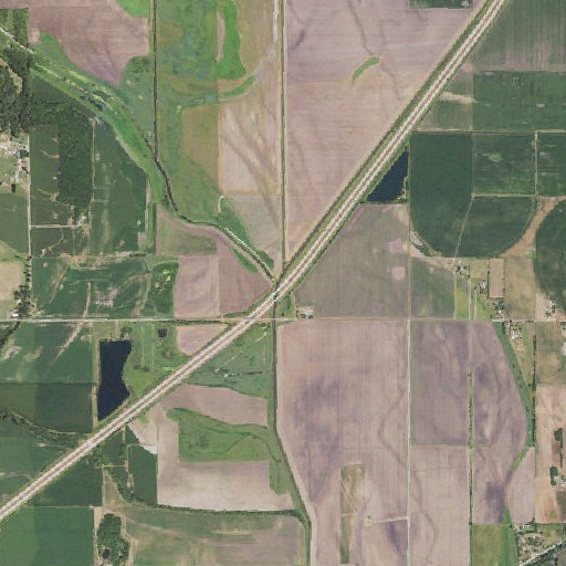 Aerial imagery of Mineral Spring Creek, IL
