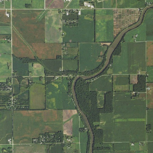 Aerial imagery of Minnie Creek, IL