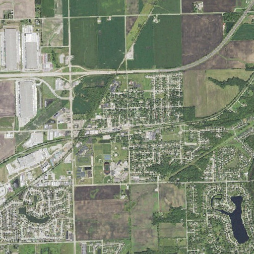 Aerial imagery of Minooka, IL