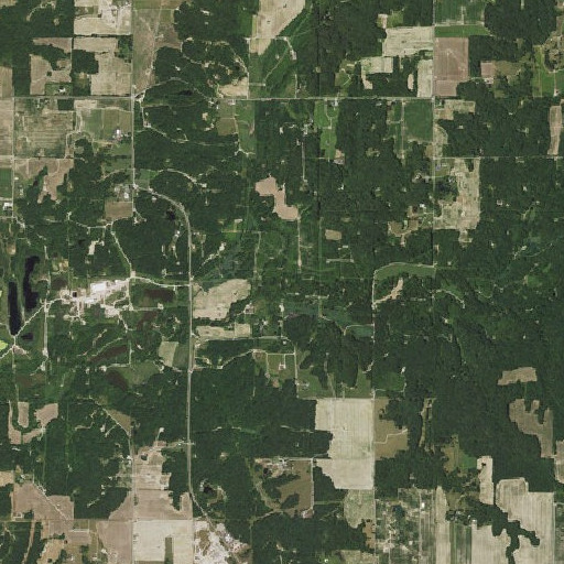 Aerial imagery of Moccasin Creek, IL