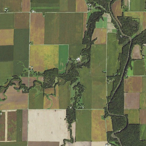 Aerial imagery of Mole Creek, IL