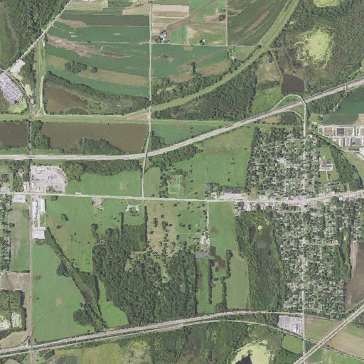 Aerial imagery of Monks Mound, IL