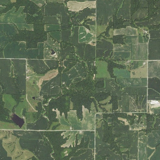 Aerial imagery of Moore Creek, IL