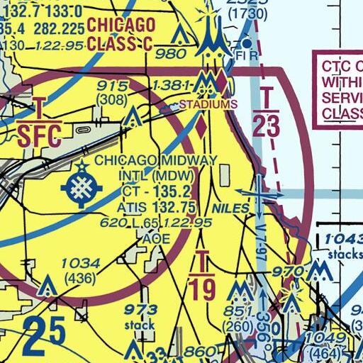 FAA VFR chart of Moran Park, IL