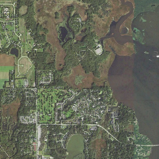 Aerial imagery of Mud Lake, IL