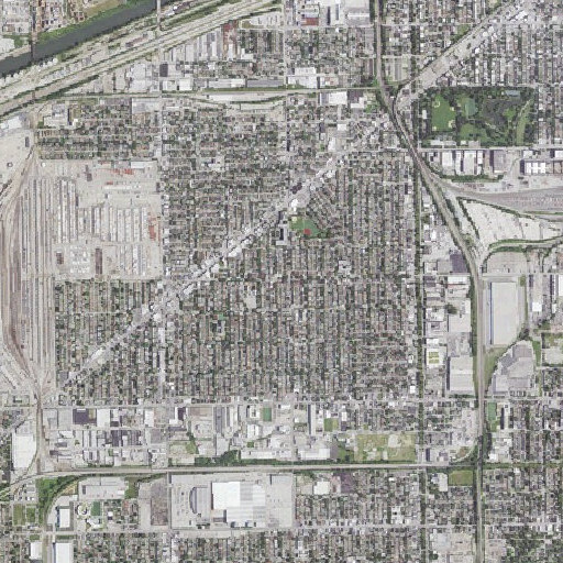 Aerial imagery of Peace School, IL