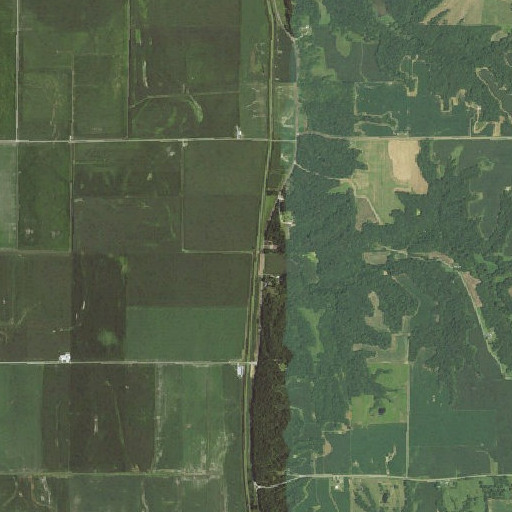 Aerial imagery of Petit Creek, IL