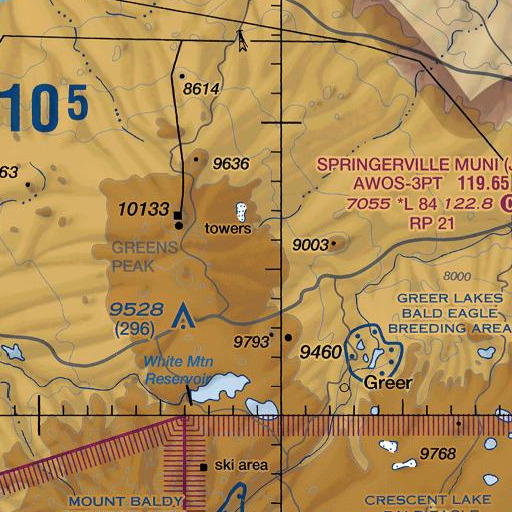 FAA VFR chart of Mac Spring, AZ