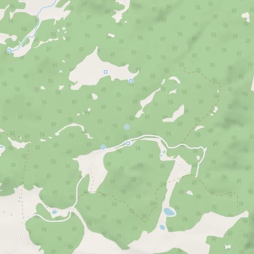 OpenStreetMap map of Mac Spring, AZ