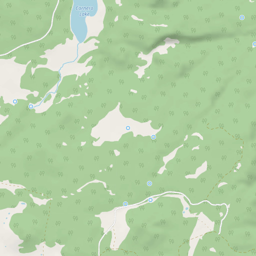 OpenStreetMap map of Lost Spring, AZ
