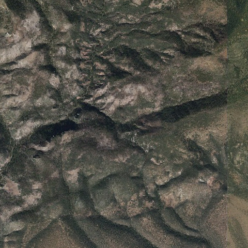 Aerial imagery of Long Ears Spring, AZ