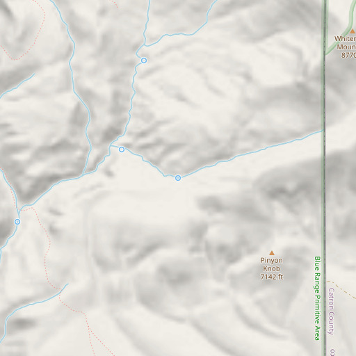 OpenStreetMap map of Long Ears Spring, AZ