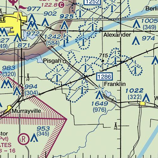 FAA VFR chart of Rees, IL