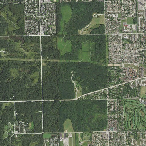 Aerial imagery of Rubio Woods, IL