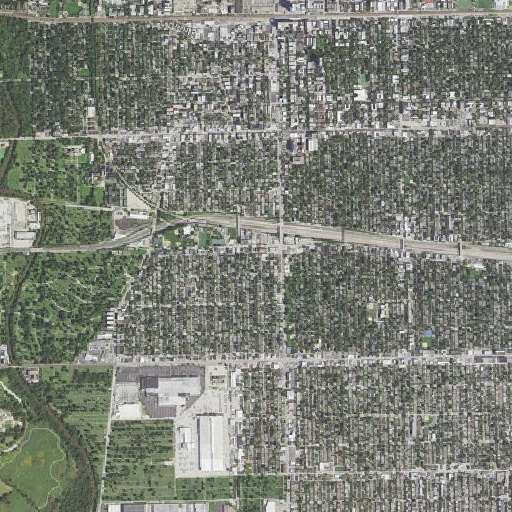 Aerial imagery of Saint Bernardine School, IL