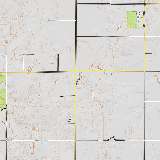 OpenTopoMap map of Saint Joseph School, IL