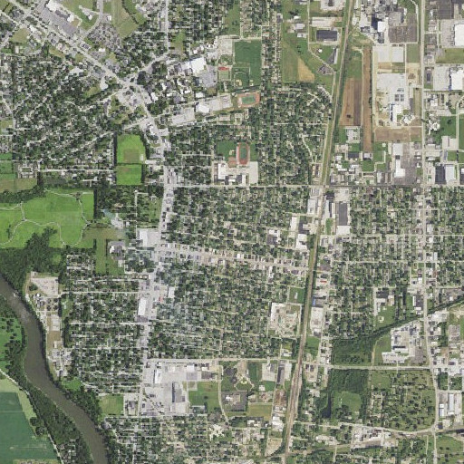 Aerial imagery of Saint Joseph School, IL