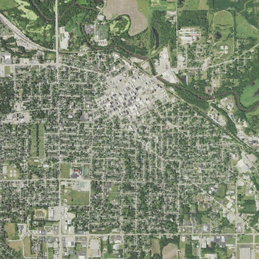 Aerial imagery of Saint Joseph School, IL