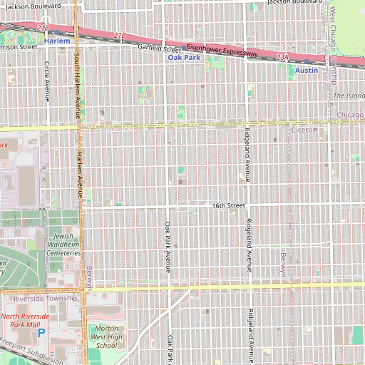 OpenStreetMap map of Saint Mary School, IL