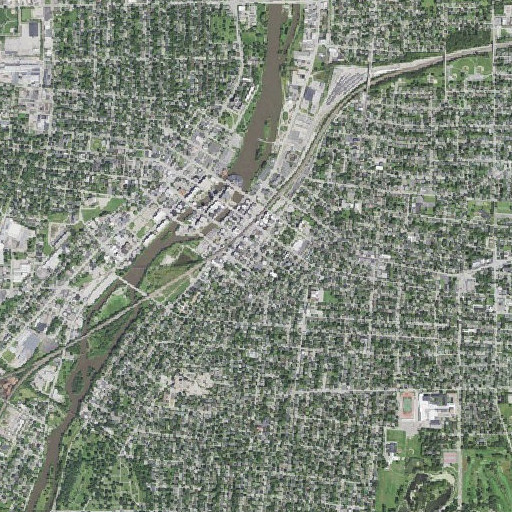 Aerial imagery of Saint Marys School, IL