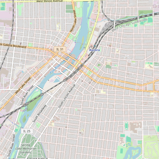 OpenStreetMap map of Saint Marys School, IL