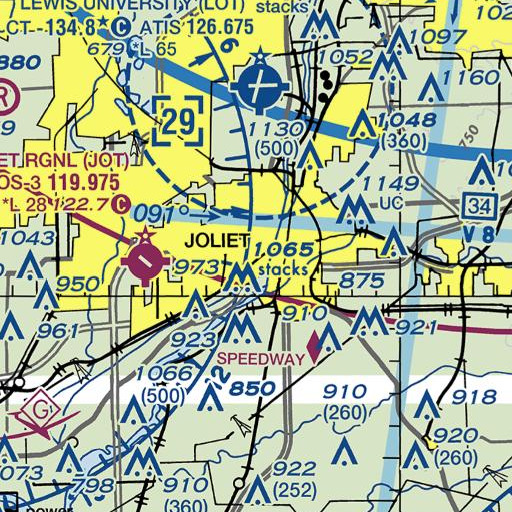 FAA VFR chart of Saint Patrick School, IL