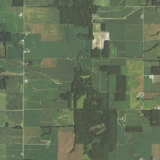 Aerial imagery of Simmons Creek, IL