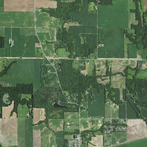 Aerial imagery of Sugar Fork, IL