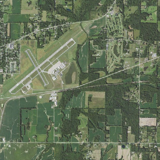 Aerial imagery of Twomile Creek, IL