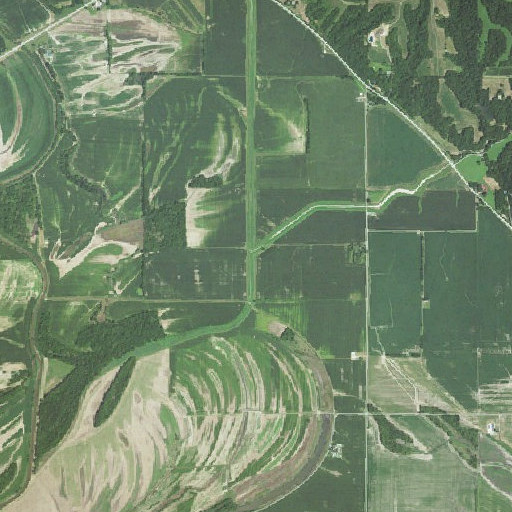 Aerial imagery of Twomile Creek, IL