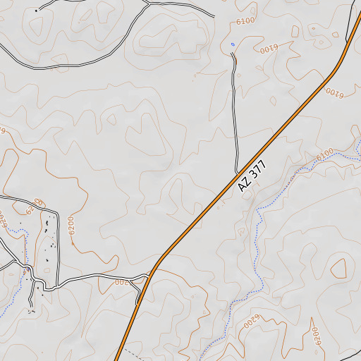 OpenTopoMap map of Scott Well, AZ