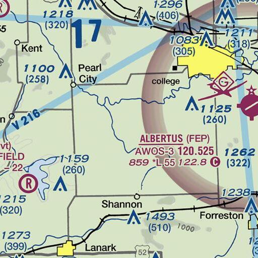 FAA VFR chart of Union School (historical), IL