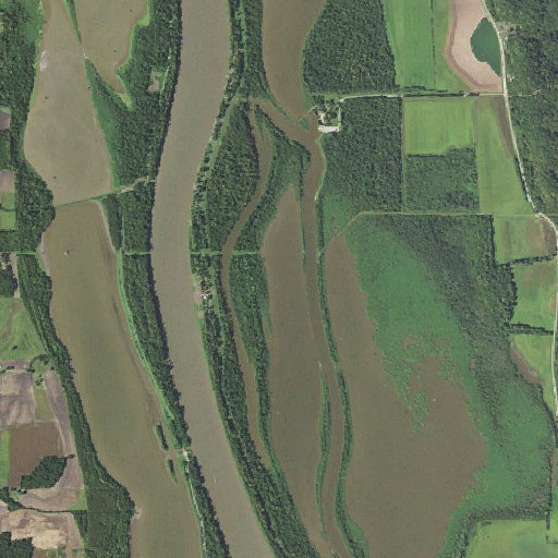 Aerial imagery of Upper Flat Lake, IL