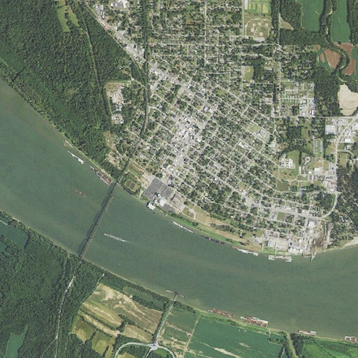 Aerial imagery of Washington Park, IL