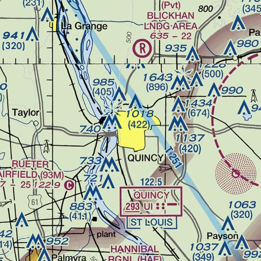 FAA VFR chart of Webster School, IL