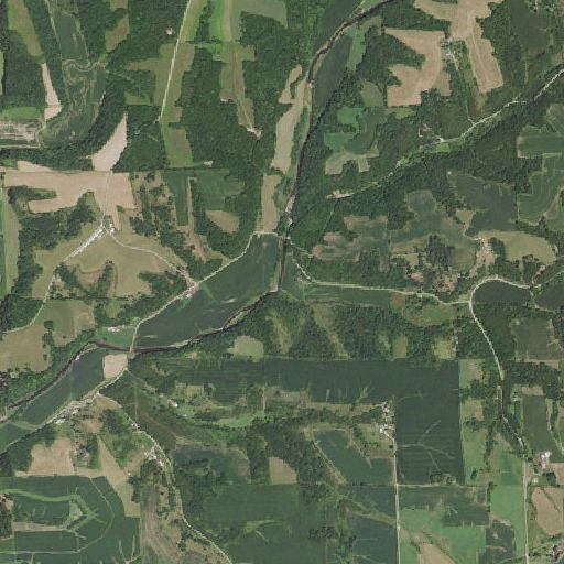 Aerial imagery of Welsh Hollow, IL