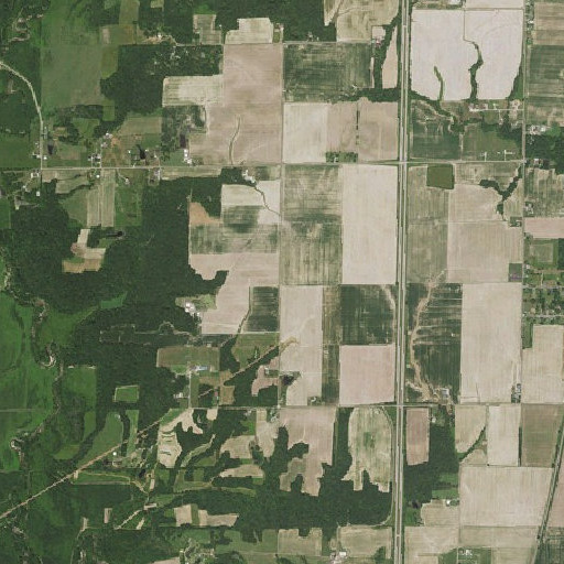 Aerial imagery of White School (historical), IL