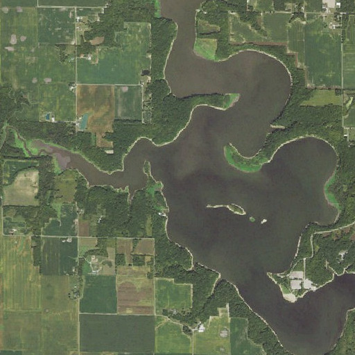Aerial imagery of Wilborn Creek, IL