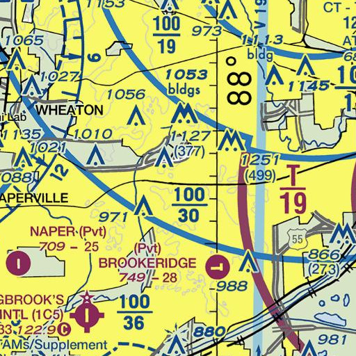 FAA VFR chart of Henry Puffer School, IL