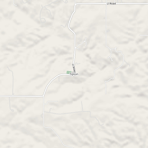 OpenStreetMap map of Tipton, IL