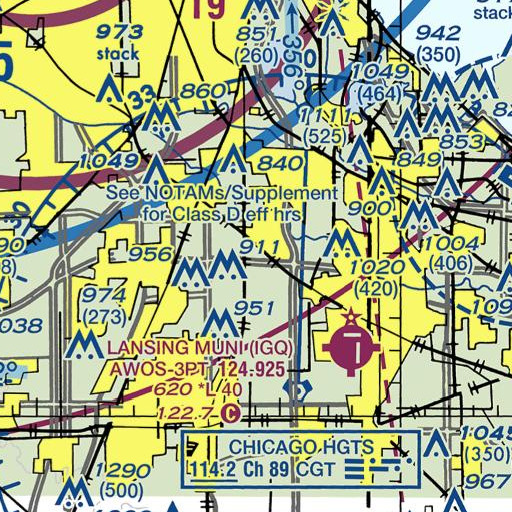 FAA VFR chart of Thorndale Park, IL